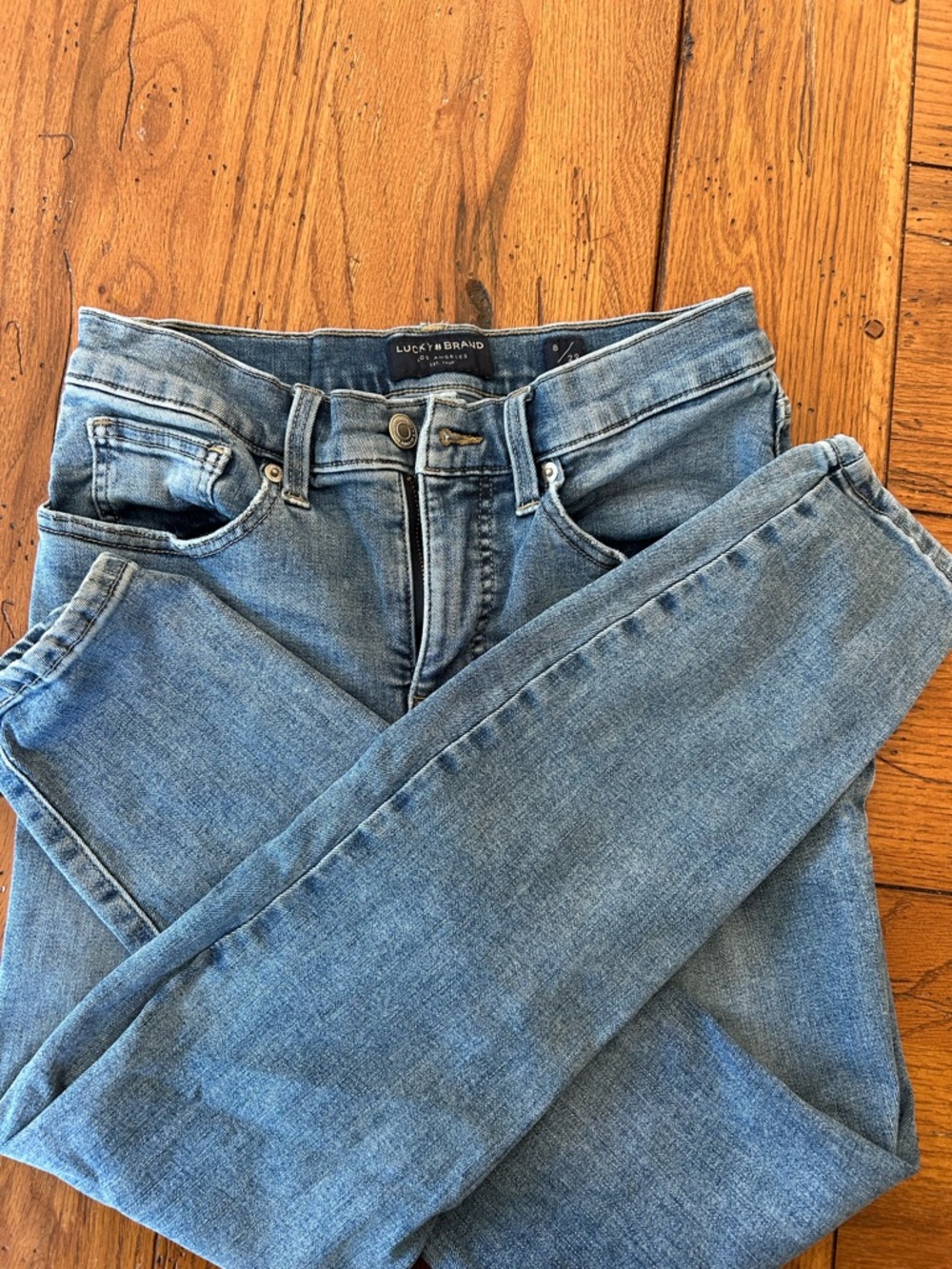 Lucky Brand Women's Medium Blue Skinny Jeans